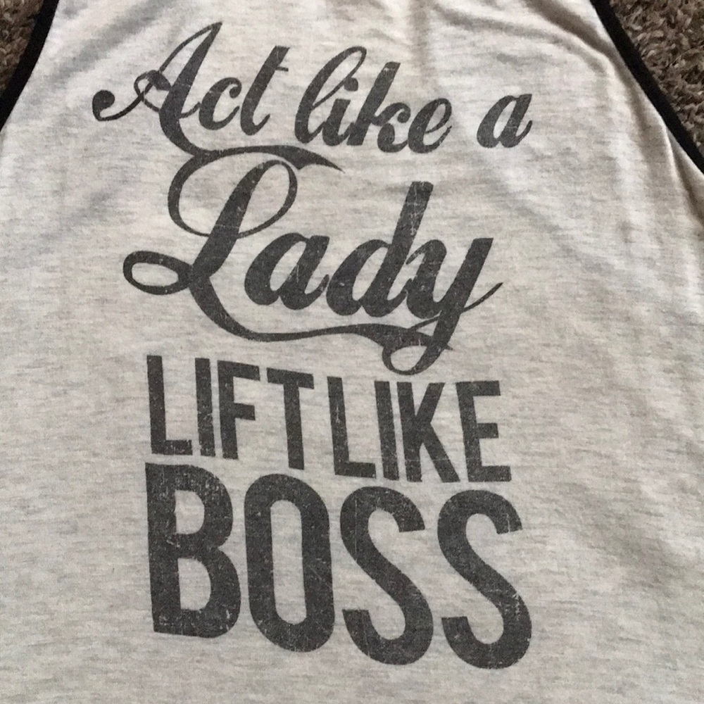 Flowey workout tank crossfit slogan.